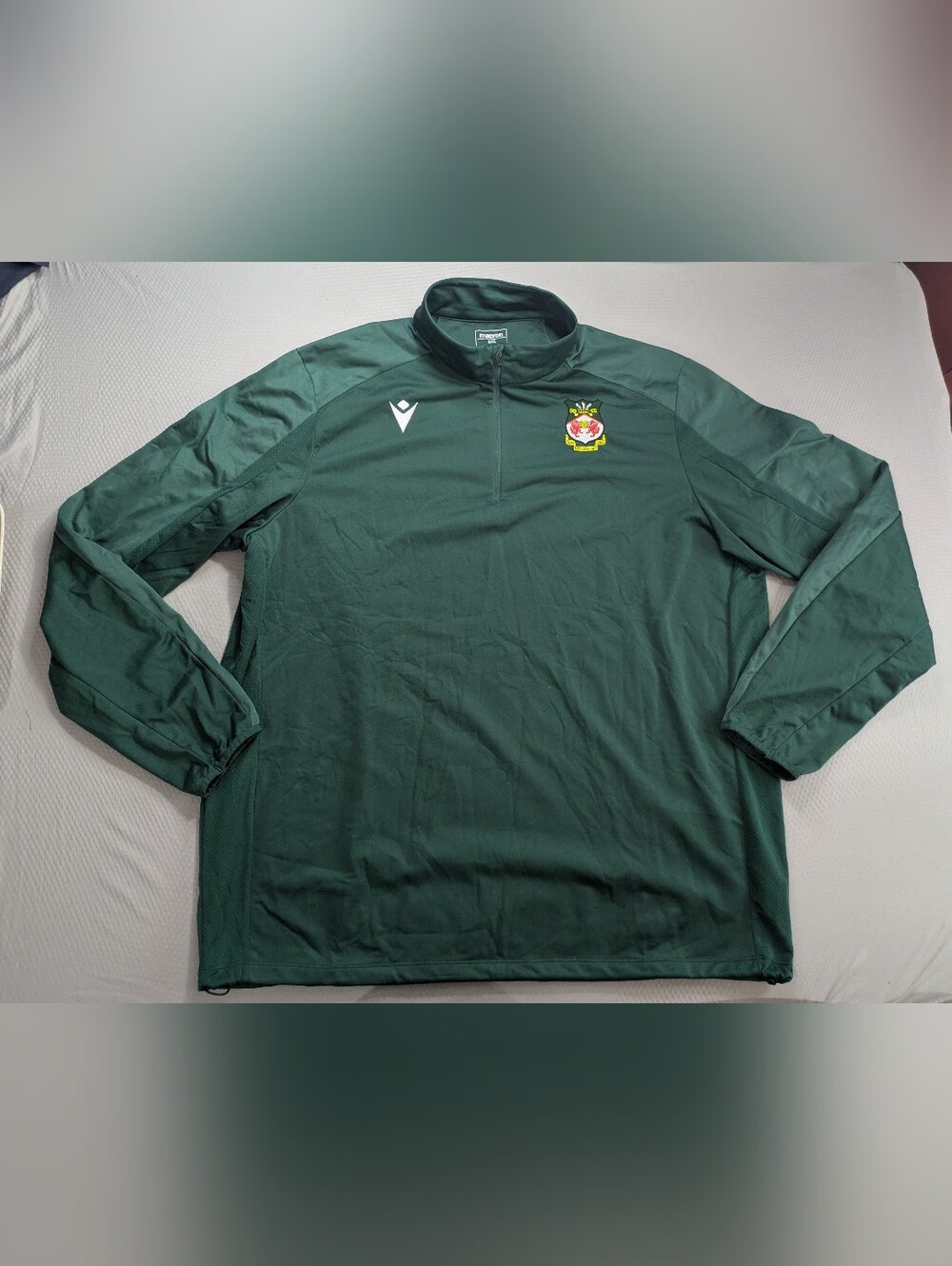 Macron Wrexham AFC Men's 5XL 2021-22 Wrexham Macron 1/4 Zip Training Jacket